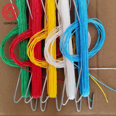 Tomato Support O Hook Trellising Hook Pre-wound with 20m UV Resistant Polypropylene Twine and Durable Nylon Iron Construction