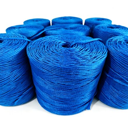 हे स्क्वायर और पैकेजिंग के लिए पॉलीप्रोपाइलीन स्प्लिट फिल्म रस्सी पीपी बॉलर फिनाल